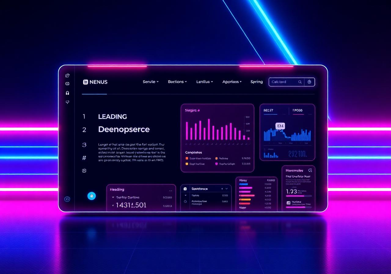 Futuristic Neon mockup